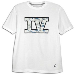 Jordan Retro 4 Legacy T Shirt   Mens   Basketball   Clothing   White