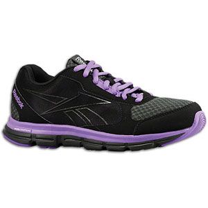 Reebok Duall Turbo   Womens   Running   Shoes   Nubuck/Gravel/Black