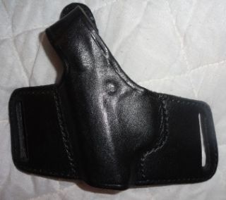 Don Hume H717 No 18 Slide Belt Holster Left Hand Black Leather