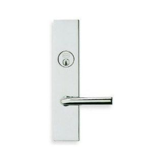 Omnia 12368 US26 L Polished Chrome Mortise with Plates