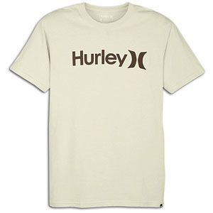 Hurley One & Only Core S/S T Shirt   Mens   Casual   Clothing   Bone