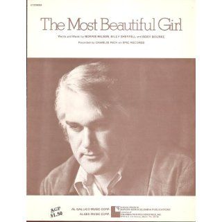  Sheet Music The Most Beautiful Girl Charlie Rich 120: Everything Else