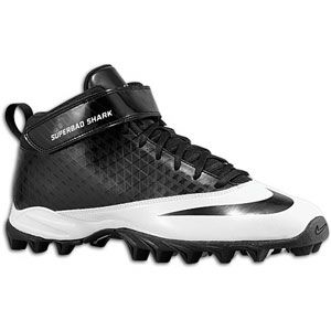 Nike Superbad Shark   Mens   Football   Shoes   Black/Black/White