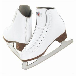 Riedell Ice skates 121 White   Size 9   Wide Sports