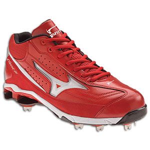 Mizuno 9 Spike Classic Mid G6 Switch   Mens   Baseball   Shoes   Red