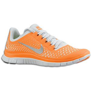 Nike Free Run 3.0 V4   Womens   Vivid Orange/Reflect Silver/Pure