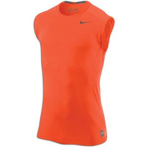 Nike Pro Combat Core Ftted 2.0 S/L T Shirt   Mens   University Orange