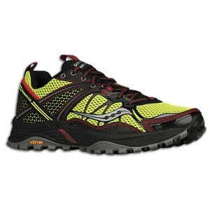 Saucony ProGrid Xodus 3.0   Mens   Running   Shoes   Black/Citron/Red