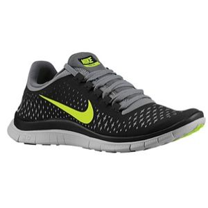 Nike Free Run 3.0 V4   Mens   Running   Shoes   Black/Volt/Anthracite