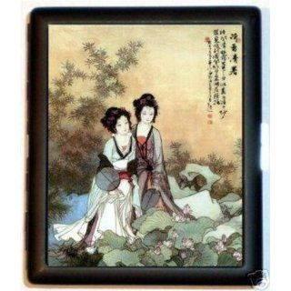 Chinese Vintage Artwork Wallet ID or Cigarette Case