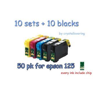50pk Ink T1251 T1254 Non Oem Ink Cartridges for Epson Stylus Nx125/127