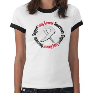 Support Lung Cancer Awareness Tees 