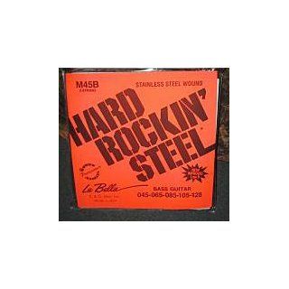  Hard Rockin Steel M45b Round .045 .128 5 String Musical Instruments