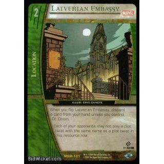  Latverian Embassy #131 Mint Foil 1st Edition English) Toys & Games