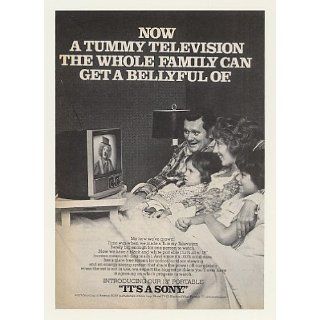 1977 Sony Model TV 131 Portable TV Tummy Television Print