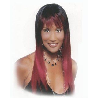  Penelope Wig (TT1B/132 Off Black Tipped with Burgundy) Beauty