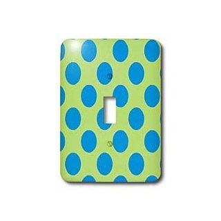 TNMGraphics Patterns   Blue Dots on Green   Light Switch