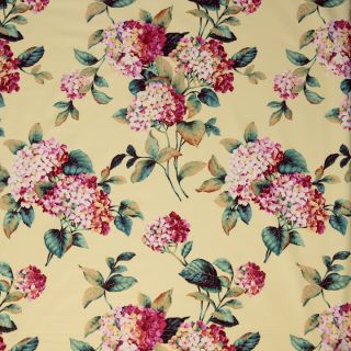 Scalamandre Shabby Summer Bloom Hydrangeas Toile Fabric 10 Yards Multi