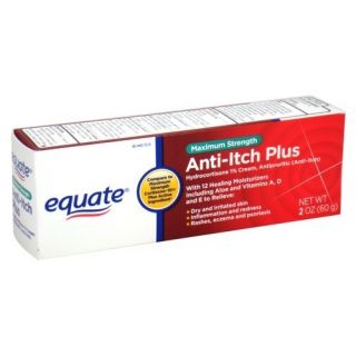 Equate Anti Itch Plus Cream Hydrocortisone 1 2 Oz