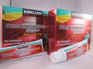 Kirkland 1 Hydrocortisone Anti Itch Cream Generic 2oz Rash Relief with