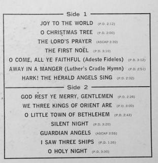 Mario Lanza Christmas Hymns and Carols VG VG