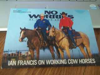 CLINTON ANDERSON & IAN FRANCIS ON WORKING COW HORSES DVD 5 2011 NEW