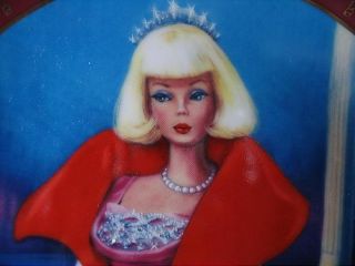 1963 Barbie Plate Sophisticated Lady Free US Shipping