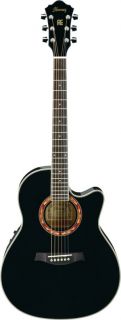 Ibanez AEF18E AEF Series Acoustic Electric Guitar Black