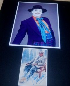 Jack Nicholson Hand Signed Postcard Great Batman The Joker Print