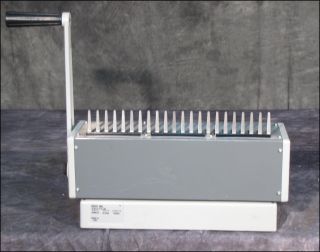 Ibico Ibimatic Manual Punching and Plastic Comb Binding Machine