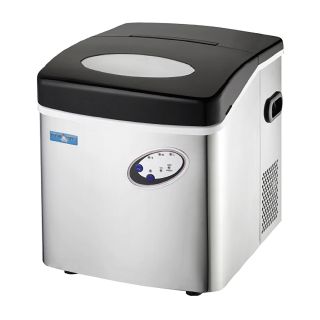 Stainless Steel Portable Ice Maker Machine LED Display