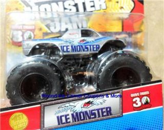 2012 Hot Wheels Michigan Ice Monster Jam MI Ice Monster Truck 1 64