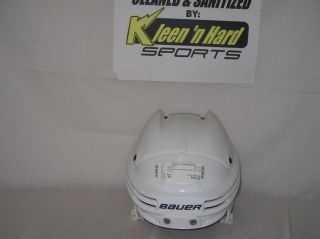 Bauer 4500 Without Face Mask Size XS White Ice Hockey Helmet