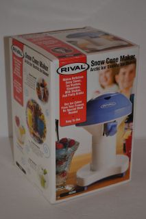 Rival Snow Cone Maker Artic Ice Electric Ice Shaver Model IS250