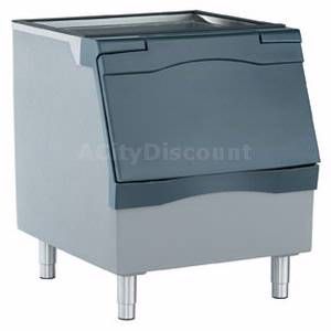  30in Wide Top Hinged 344lb Ice Storage Bin Rotocast Plastic