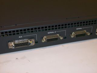 Cisco 2503 Router Aux Console 2X Serial AUI Port 2500