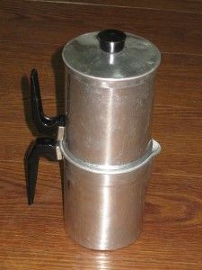 Vintage Ilsa Metal Expresso Coffee Pot Made in Italy