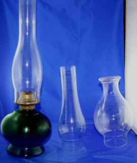 Blue Green Oil Lamp Round