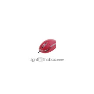 USD $ 5.99   Mini USB 2.0 Optical Wired Mouse (Red),