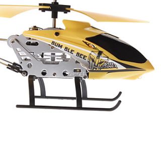 Palm Size 3.5 Channel Gyro Mini Remote Control Helicopter (Yellow