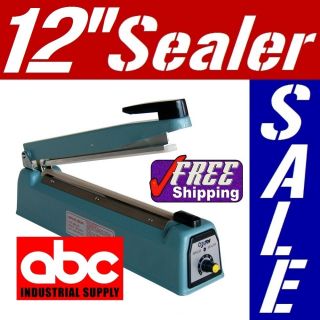 12 Hand Impulse Sealer Heat Seal Machine Poly Sealing Free Element