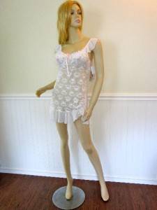 NWT $88 Jonquil in Bloom Nightgown White Bridal Gown M