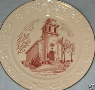 Souvenir Plate Immanuel Lutheran Church Otto NY