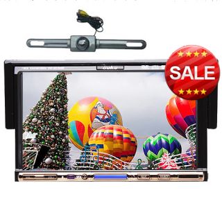 Free Rear Camera 7 1 DIN in Car DVD Player Touch Screen Stereo FM RDS