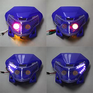 USD $ 49.99   Blue Motorcycle Universal 20 SMD LED Headlight Fairing