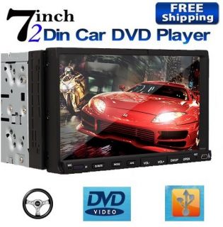 Hitachi CD Head 7 HD Touch Screen 2 Din In deck Car Stereo DVD Player