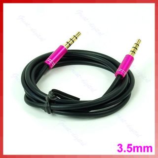  Aux Male to Male Audio Stereo Cable for iPhone iPod Touch MP3