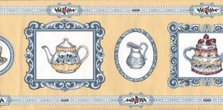 Imperial Vintage Teapot Wallpaper Border
