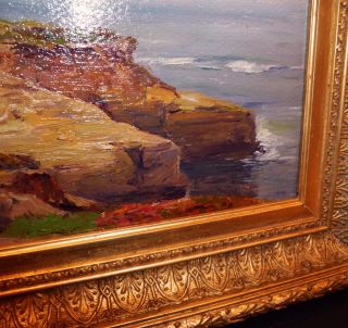  Monterey Coast Impressionist Oil by F C Smith Listed Artist