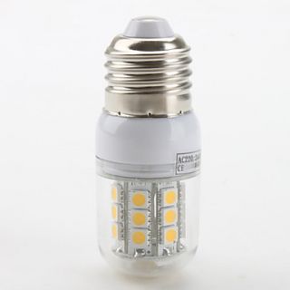 Ampoule LED Epi de Maïs Blanc Chaud (230V), E27 27x5050 SMD 3.5W